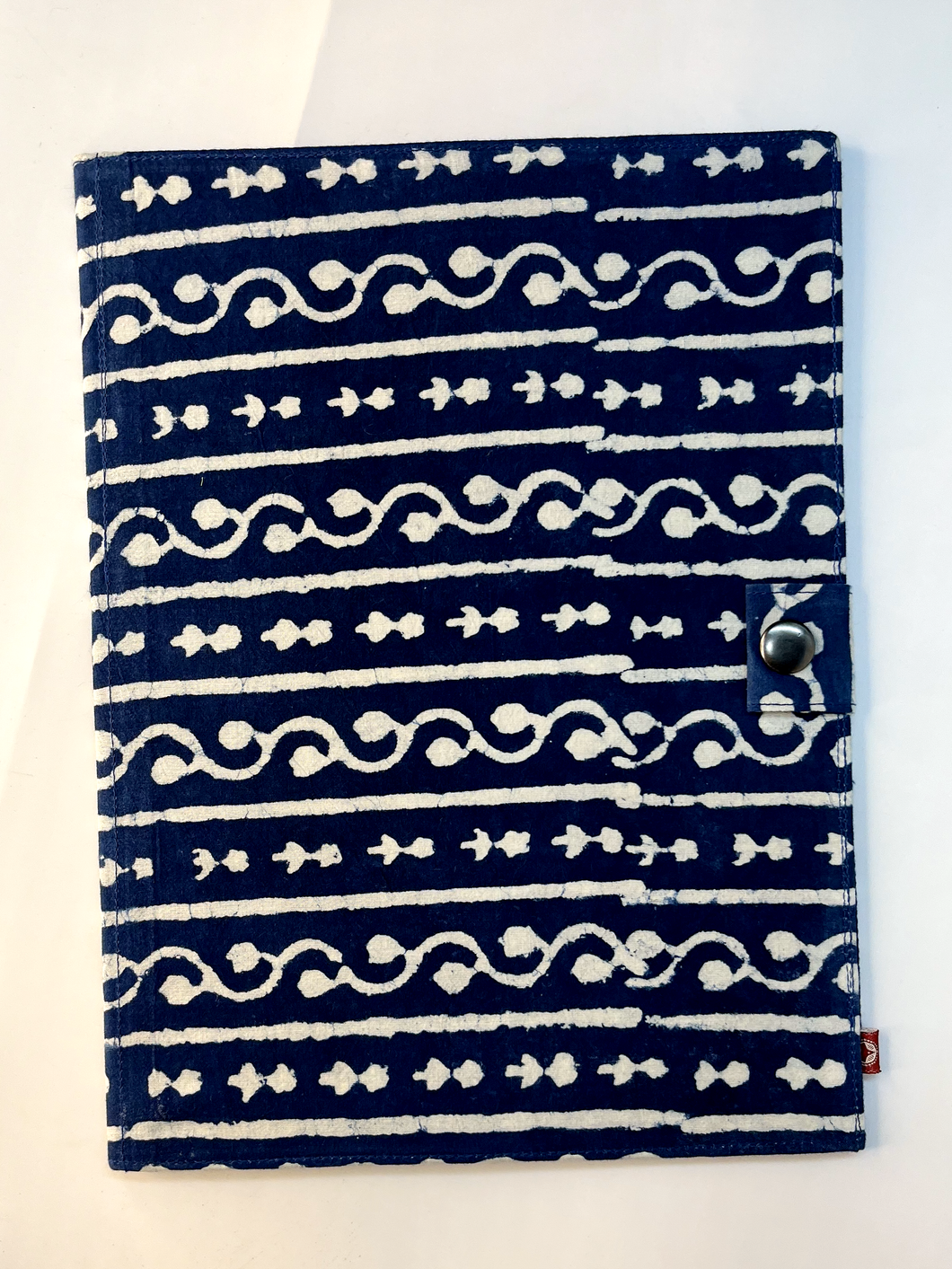 Block printed file folder