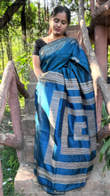 Load image into Gallery viewer, Tussar &amp; Dupion handwoven silk saree
