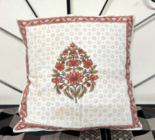 Load image into Gallery viewer, Handmade Block printed Cotton Cushion cover
