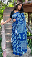 Load image into Gallery viewer, Block Printed Cotton Saree
