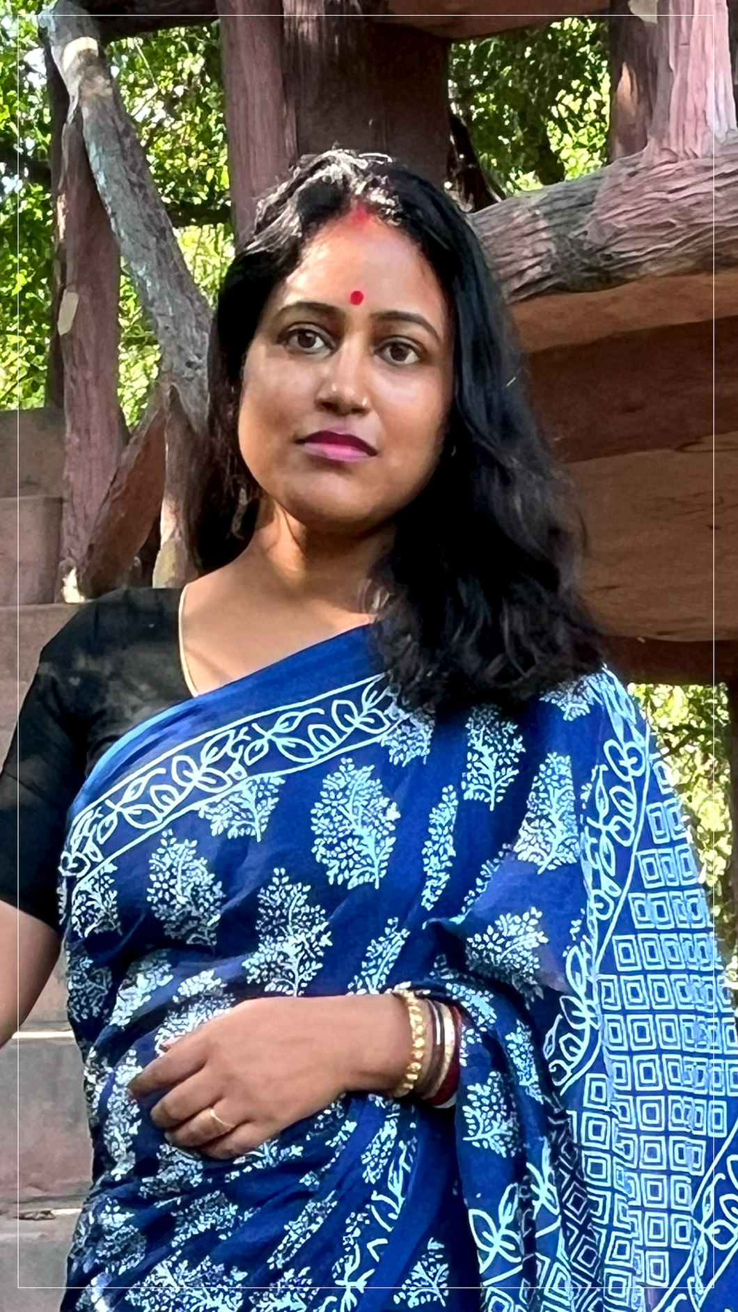 Block Printed Cotton Saree