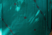 Load image into Gallery viewer, Nawaab Sea Green Keri Buta Chikankari Sarees
