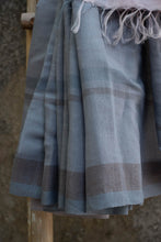 Load image into Gallery viewer, Grey &amp; Tulip Pink Bhagalpuri Cotton-Silk Saree
