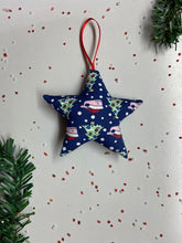 Load image into Gallery viewer, Mini Handmade Christmas Stars- Assorted Hangings  ( Set of 5 )
