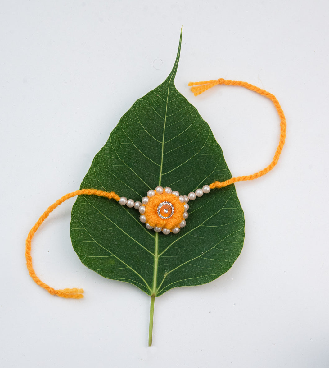 Sunflower Pearl Rakhi